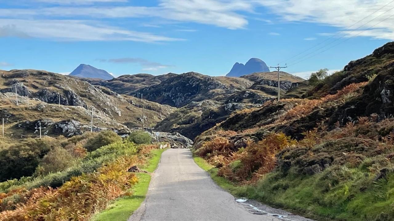 Beautiful Cottage In A Wonderful Highland Setting Drumbeg Exterior foto